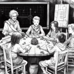 Teacher teaching RPGs